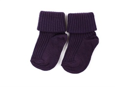 MP socks cotton dark purple (2-pack)